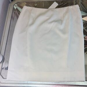 Vintage  MOSCHERY Off-White Pencil Skirt
